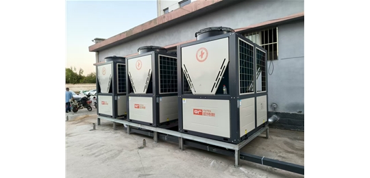太原科技大學(xué)洗浴中心中廣歐特斯空氣能熱水工程